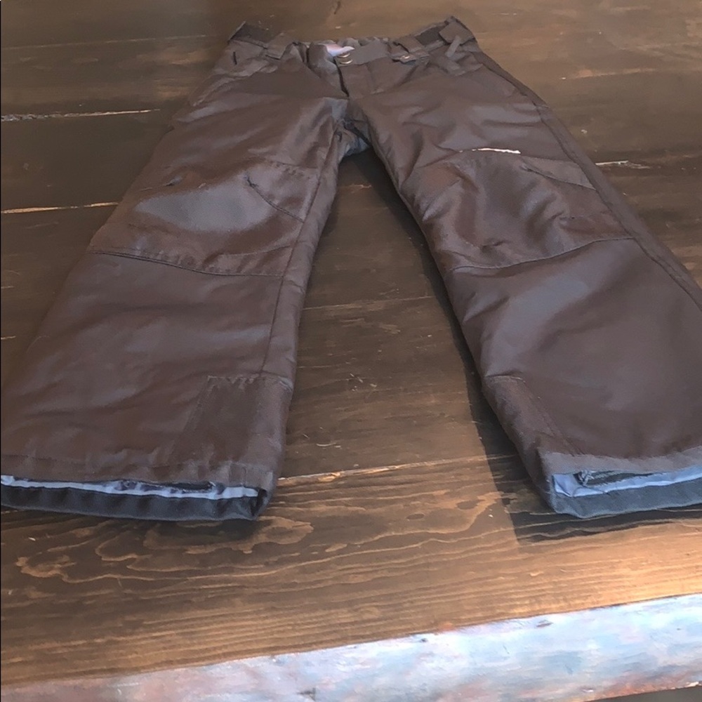 Kids black snow pants